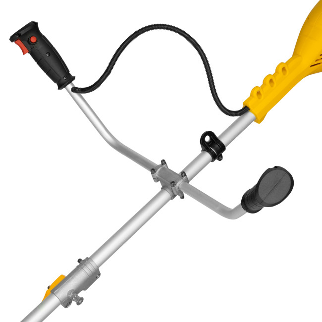 Триммер электрический TE-1400, 1400 Вт, 420 мм, катушка + диск, разборная штанга Denzel в Ижевске Триммер электрический TE-1400, 1400 Вт, 420 мм, катушка + диск, разборная штанга Denzel в Ижевске