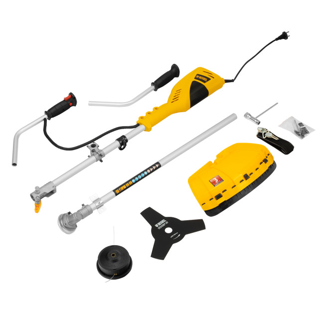 Триммер электрический TE-1400, 1400 Вт, 420 мм, катушка + диск, разборная штанга Denzel в Ижевске Триммер электрический TE-1400, 1400 Вт, 420 мм, катушка + диск, разборная штанга Denzel в Ижевске