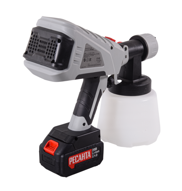 Краскопульт аккумуляторный АКП-20Li Ресанта (в комплекте 1 АКБ и ЗУ) в Ижевске Краскопульт аккумуляторный АКП-20Li Ресанта (в комплекте 1 АКБ и ЗУ) в Ижевске