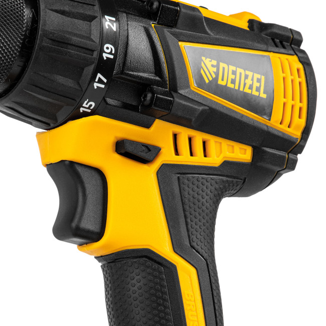 Дрель-шуруповерт аккумуляторная, бесщет. BLDL-IB-18-02, Li-Ion, 18 В, 2 акк. Denzel в Ижевске