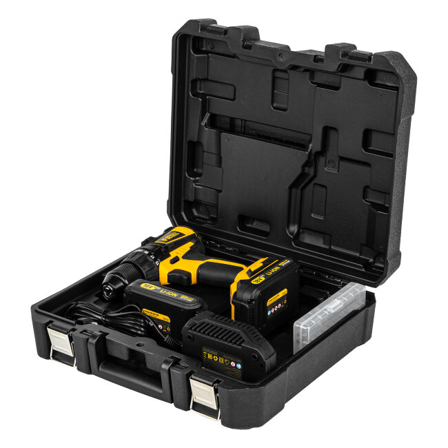 Дрель-шуруповерт аккумуляторная, бесщет. BLDL-IB-18-02, Li-Ion, 18 В, 2 акк. Denzel в Ижевске