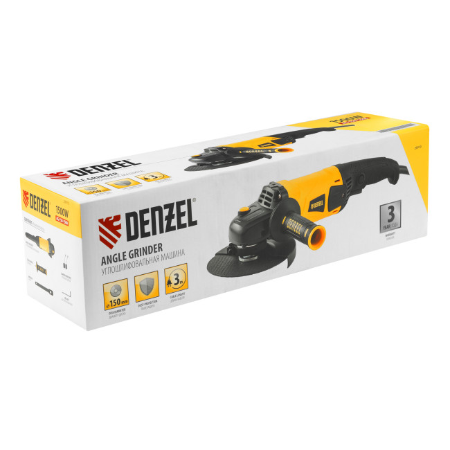 Машина шлифовальная угловая AG150-1500, 1500 Вт, 150 мм, 8500 об/мин Denzel в Ижевске Машина шлифовальная угловая AG150-1500, 1500 Вт, 150 мм, 8500 об/мин Denzel в Ижевске