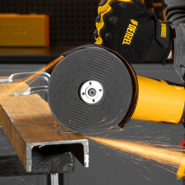 Машина шлифовальная угловая AG150-1500, 1500 Вт, 150 мм, 8500 об/мин Denzel в Ижевске Машина шлифовальная угловая AG150-1500, 1500 Вт, 150 мм, 8500 об/мин Denzel в Ижевске