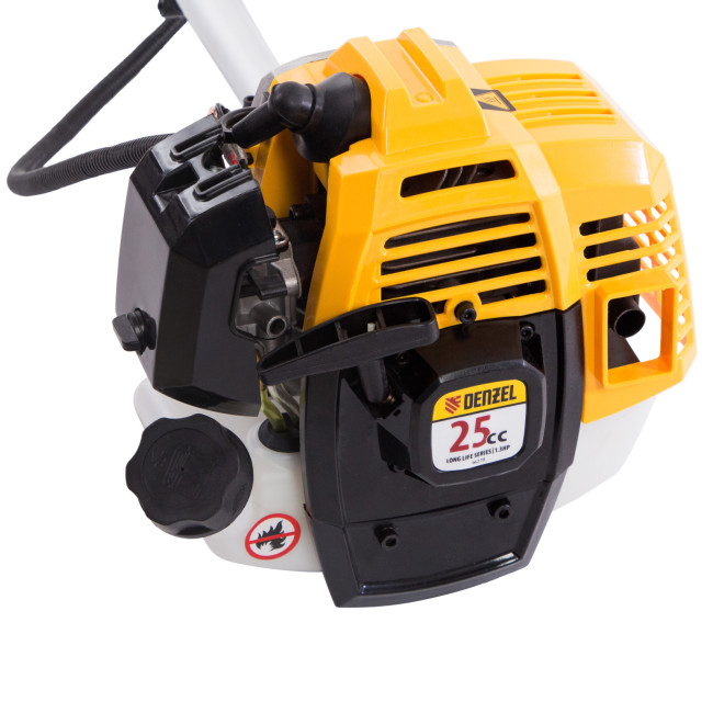 Триммер бензиновый DR-25, 25 см3, неразъемная штанга, состоит из 2 частей Denzel в Ижевске Триммер бензиновый DR-25, 25 см3, неразъемная штанга, состоит из 2 частей Denzel в Ижевске