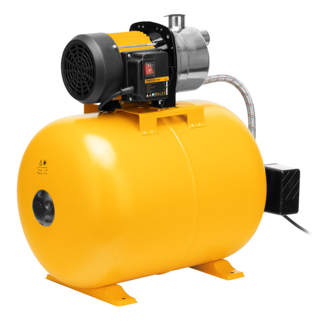 Насосная станция PSL1100X, 1100 Вт, 3600 л/ч, ресивер 50 л, подъем 45 м, нержавейка Denzel в Ижевске Насосная станция PSL1100X, 1100 Вт, 3600 л/ч, ресивер 50 л, подъем 45 м, нержавейка Denzel в Ижевске