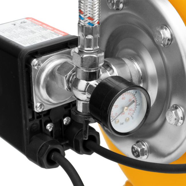 Насосная станция PSL1100X, 1100 Вт, 3600 л/ч, ресивер 50 л, подъем 45 м, нержавейка Denzel в Ижевске Насосная станция PSL1100X, 1100 Вт, 3600 л/ч, ресивер 50 л, подъем 45 м, нержавейка Denzel в Ижевске