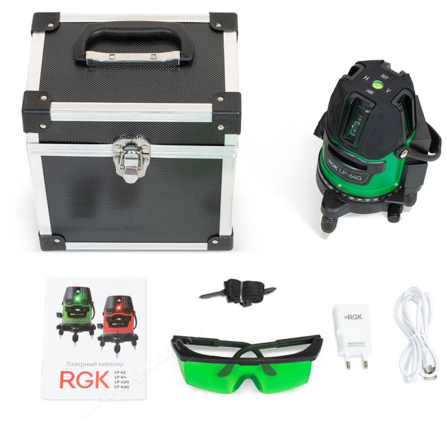 Лазерный уровень RGK LP-64G с калибровкой в Ижевске