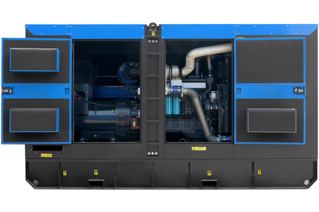 Дизельный генератор ТСС АД-250С-Т400 в шумозащитном кожухе в Ижевске