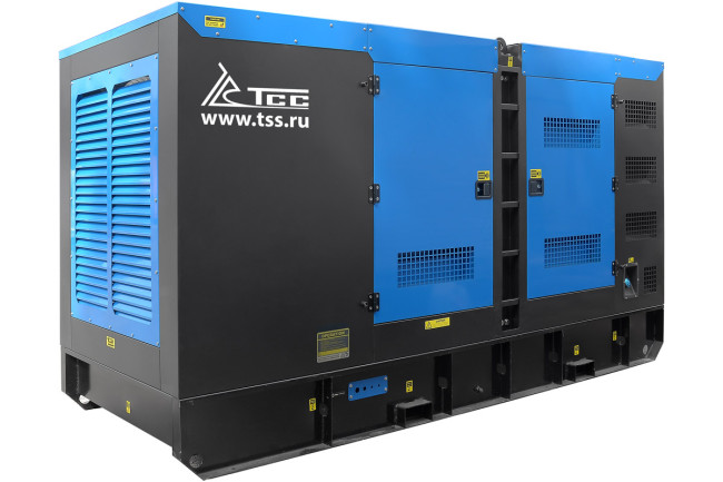 Дизельный генератор ТСС АД-250С-Т400 в шумозащитном кожухе в Ижевске