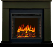 Каминокомплект Bergen 23 (Разборный) - Темная олива с очагом Vision 23 EF LED FX