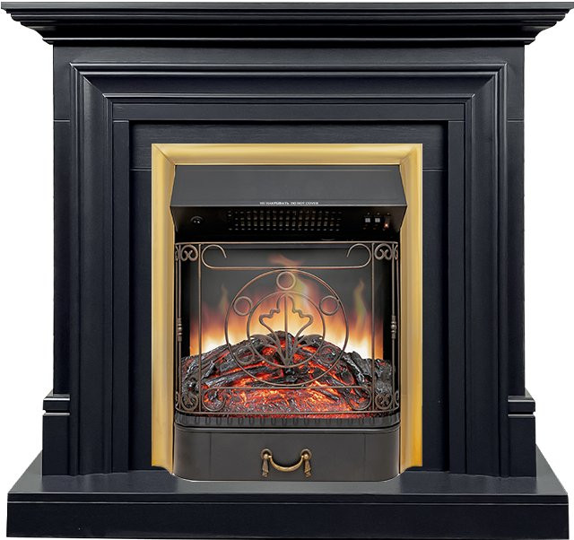 Каминокомплект Bradford - Серый графит с очагом Majestic FX Brass в Ижевске