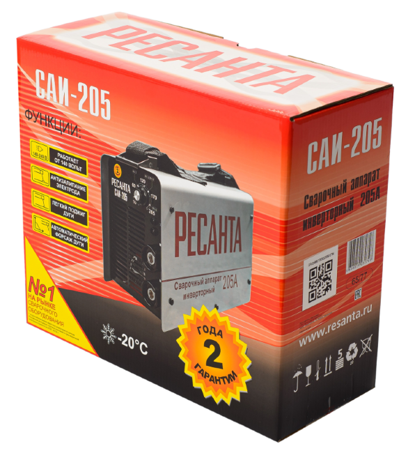 Сварочный аппарат инверторный САИ 205 Ресанта в Ижевске