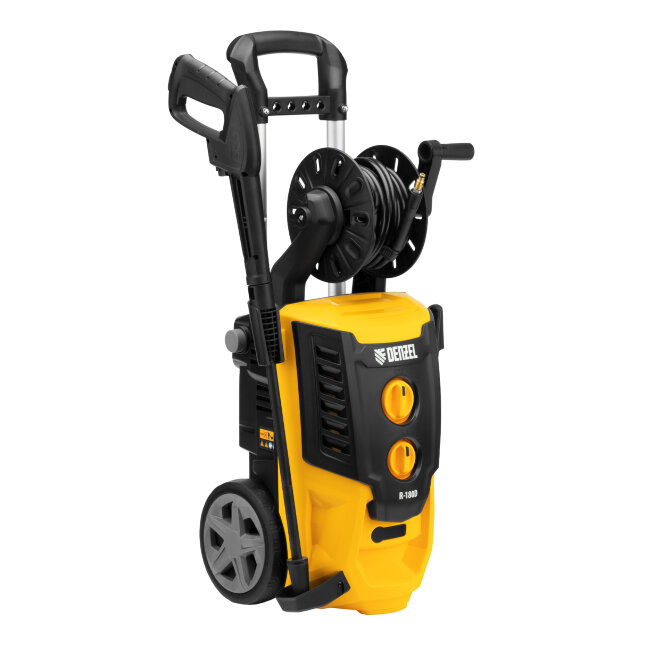 Моечная машина высокого давления R-180D, 2200 Вт, 180 бар, 380 л/ч, с барабаном Denzel в Ижевске Моечная машина высокого давления R-180D, 2200 Вт, 180 бар, 380 л/ч, с барабаном Denzel в Ижевске