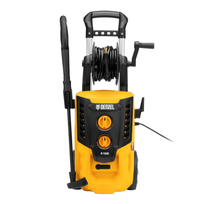 Моечная машина высокого давления R-180D, 2200 Вт, 180 бар, 380 л/ч, с барабаном Denzel в Ижевске Моечная машина высокого давления R-180D, 2200 Вт, 180 бар, 380 л/ч, с барабаном Denzel в Ижевске