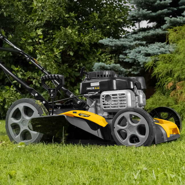 Газонокосилка бензиновая GLR-460SP-ZS, 149 см3, ширина 46 см, привод, травосборник 65 л Denzel в Ижевске Газонокосилка бензиновая GLR-460SP-ZS, 149 см3, ширина 46 см, привод, травосборник 65 л Denzel в Ижевске