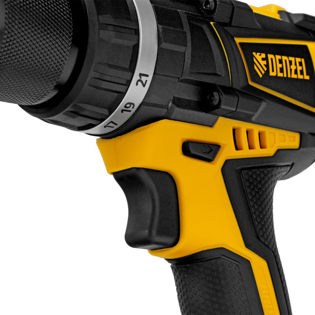 Дрель-шуруповерт аккумуляторная ударная бесщет CIDB-IB-18-02, Li-Ion, 18 В, 2 акк. Denzel в Ижевске