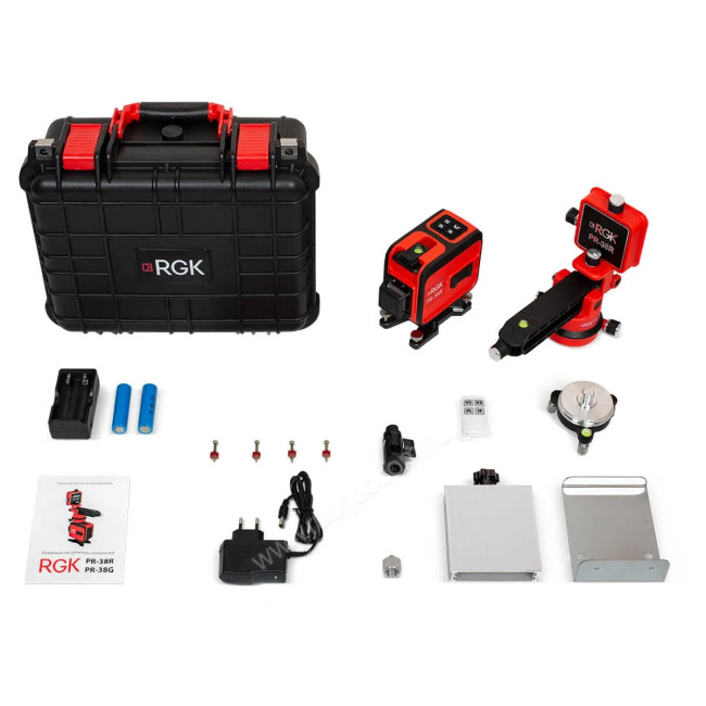 Лазерный уровень RGK PR-38R с калибровкой в Ижевске