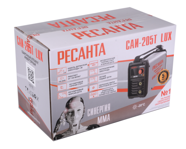 Сварочный аппарат инверторный САИ-205T LUX Ресанта в Ижевске Сварочный аппарат инверторный САИ-205T LUX Ресанта в Ижевске