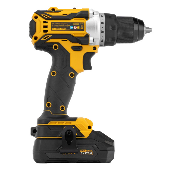 Дрель-шуруповерт аккумуляторная, бесщет. BLDL-18-02 Li-Ion, 18 В Denzel в Ижевске