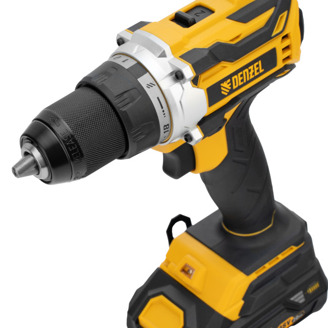 Дрель-шуруповерт аккумуляторная, бесщет. BLDL-18-02 Li-Ion, 18 В Denzel в Ижевске