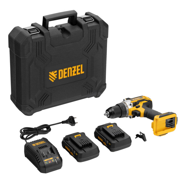 Дрель-шуруповерт аккумуляторная, бесщет. BLDL-18-02 Li-Ion, 18 В Denzel в Ижевске