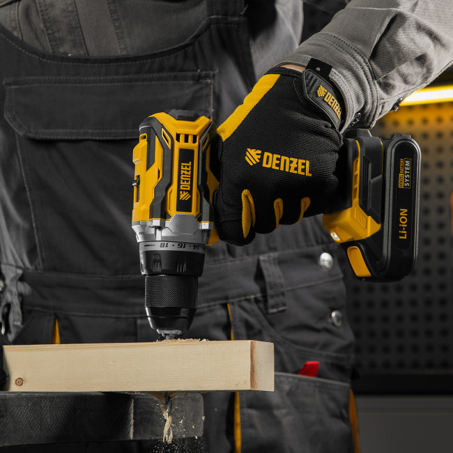 Дрель-шуруповерт аккумуляторная, бесщет. BLDL-18-02 Li-Ion, 18 В Denzel в Ижевске