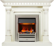 Каминокомплект Dallas - Слоновая кость с патиной с очагом Chesford Каминокомплект Dallas - Слоновая кость с патиной с очагом Chesford
