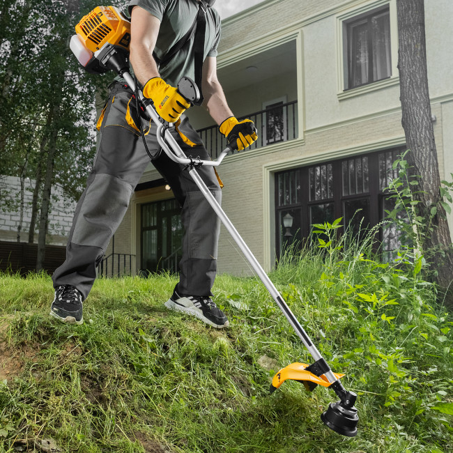 Триммер бензиновый DR-43, 43 см3, неразъемная штанга, состоит из 2 частей Denzel в Ижевске Триммер бензиновый DR-43, 43 см3, неразъемная штанга, состоит из 2 частей Denzel в Ижевске