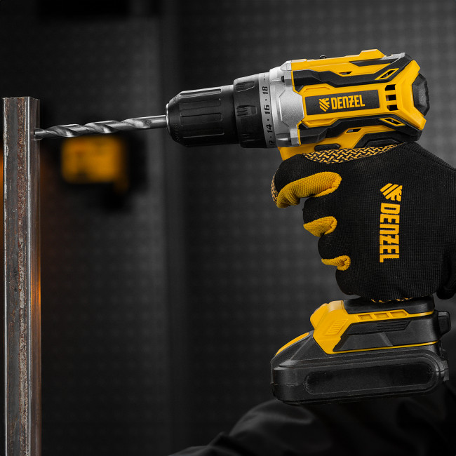 Дрель-шуруповерт аккумуляторная, бесщет. BLDL-18-0 Li-Ion, 18 В Denzel в Ижевске