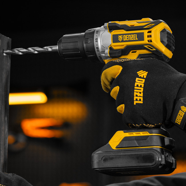 Дрель-шуруповерт аккумуляторная, бесщет. BLDL-18-0 Li-Ion, 18 В Denzel в Ижевске