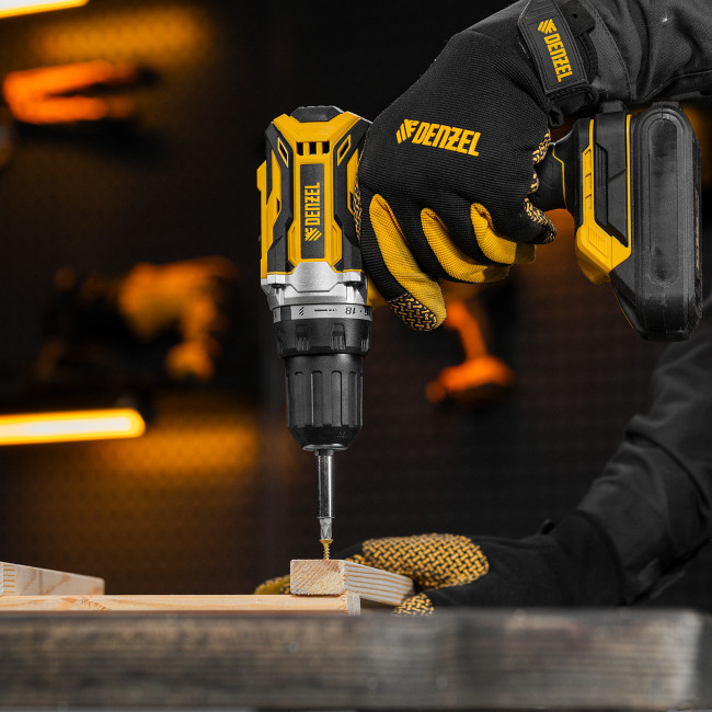 Дрель-шуруповерт аккумуляторная, бесщет. BLDL-18-0 Li-Ion, 18 В Denzel в Ижевске