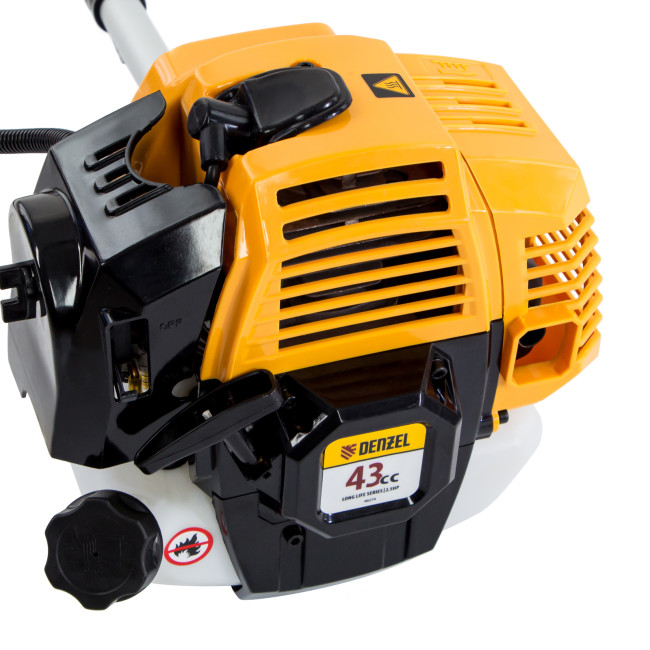Триммер бензиновый DR-43S, 43 см3, разъемная штанга, состоит из 2 частей Denzel в Ижевске Триммер бензиновый DR-43S, 43 см3, разъемная штанга, состоит из 2 частей Denzel в Ижевске