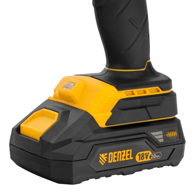 Дрель-шуруповерт аккумуляторная ударная бесщет CIDB-18-02, Li-Ion, 18 В Denzel в Ижевске