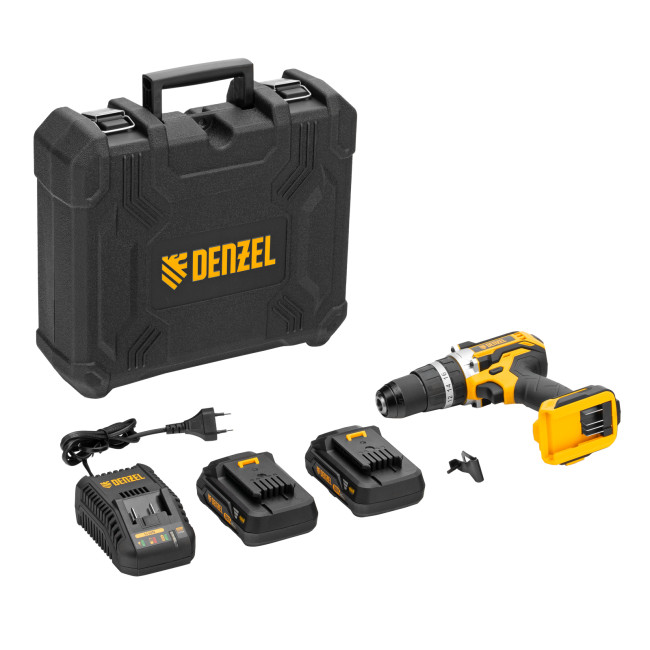Дрель-шуруповерт аккумуляторная ударная бесщет CIDB-18-02, Li-Ion, 18 В Denzel в Ижевске