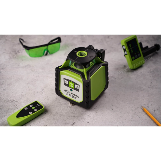 Ротационный нивелир RGK SP-100G с калибровкой в Ижевске