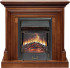 Каминокомплект Bradford - Орех с очагом Majestic FX Black в Ижевске