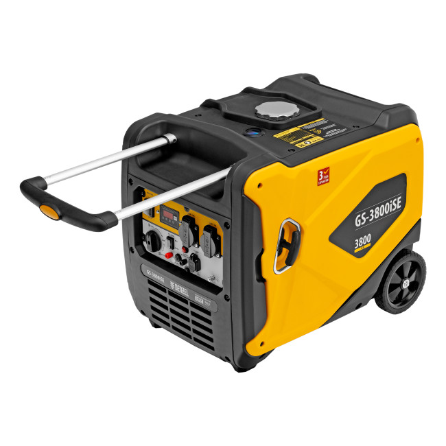 Генератор инверторный GS-3800iSE, 3,8 кВт, 230 В, закрытый корпус,электростартер Denzel в Ижевске Генератор инверторный GS-3800iSE, 3,8 кВт, 230 В, закрытый корпус,электростартер Denzel в Ижевске