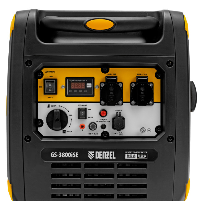 Генератор инверторный GS-3800iSE, 3,8 кВт, 230 В, закрытый корпус,электростартер Denzel в Ижевске Генератор инверторный GS-3800iSE, 3,8 кВт, 230 В, закрытый корпус,электростартер Denzel в Ижевске