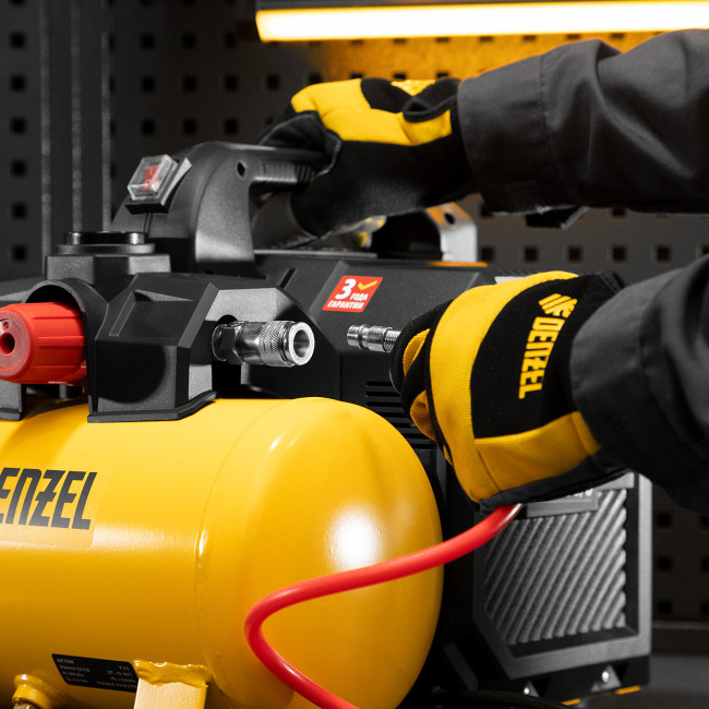 Компрессор  DLS750/6 безмасляный малошумный 750 Вт, 140 л/мин,ресивер 6 л Denzel в Ижевске