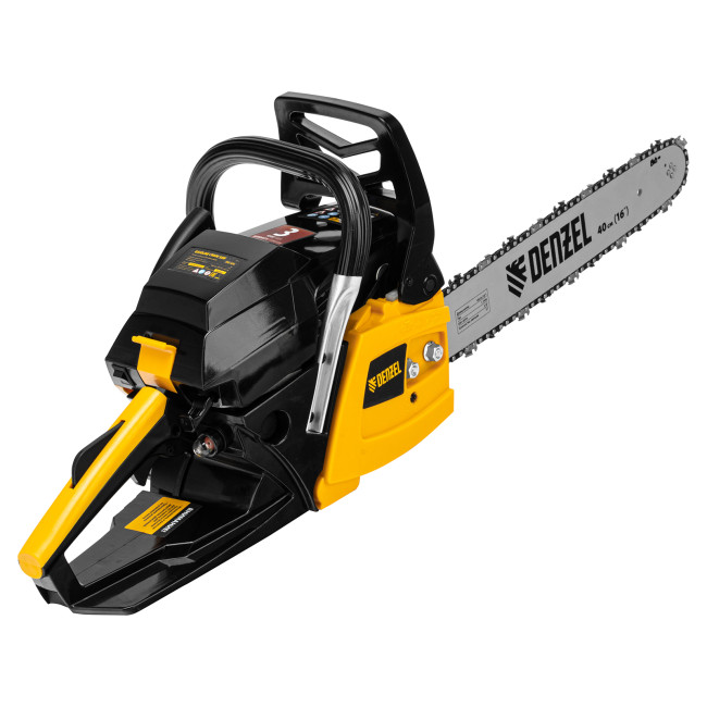 Пила цепная бензиновая DGS-4516, шина 40 см, 45 см3, 3 л.с, шаг 3/8, паз 1.3 мм, 57 звеньев Denzel в Ижевске