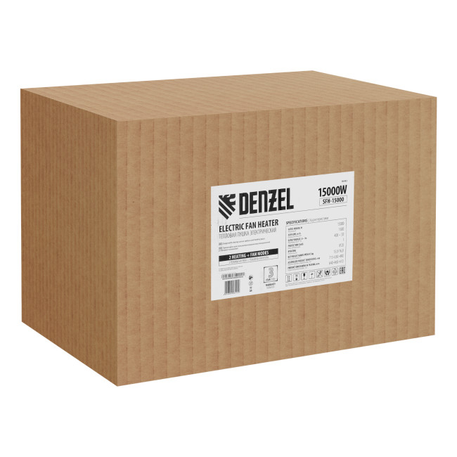 Тепловая пушка SFH-15000, 400 В, 1600 м3/ч, вентилятор 3 режима, 9000/15000 Вт Denzel в Ижевске Тепловая пушка SFH-15000, 400 В, 1600 м3/ч, вентилятор 3 режима, 9000/15000 Вт Denzel в Ижевске