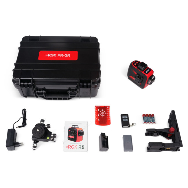 Комплект: лазерный уровень RGK PR-3R + штатив в Ижевске