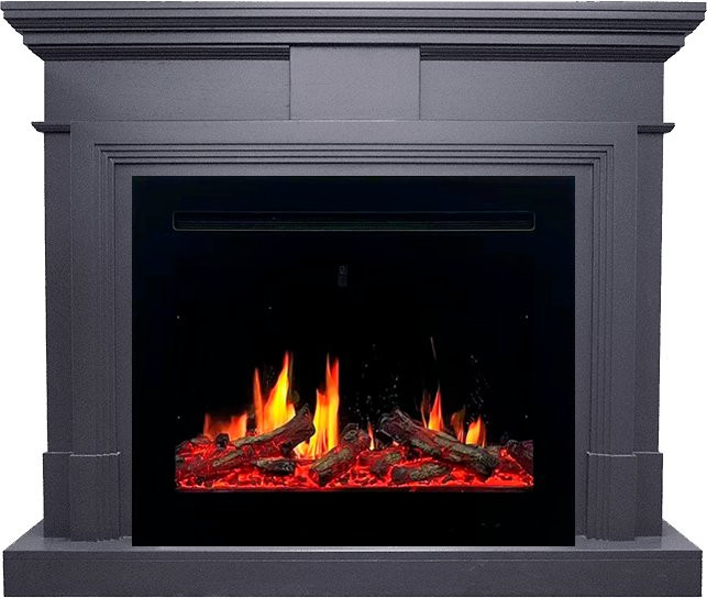 Каминокомплект Coventry Graphite Grey - Серый графит с очагом 5D V-ART 25 в Ижевске