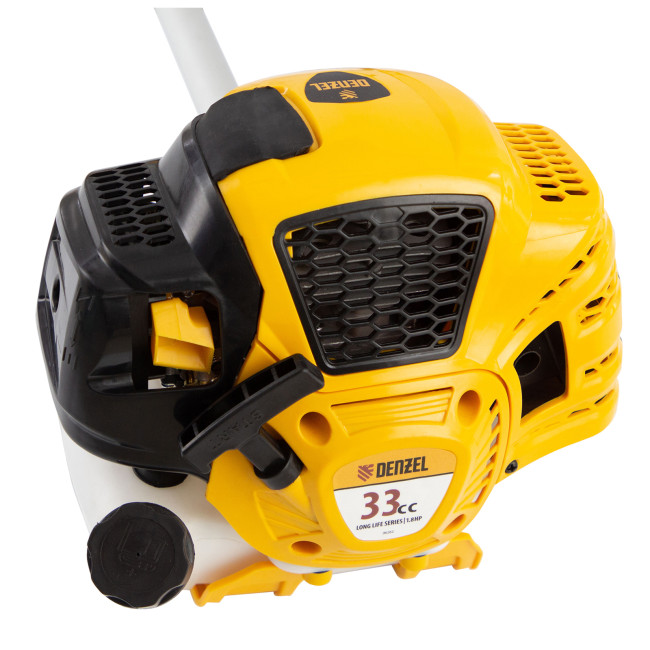 Триммер бензиновый DTL-33S, 33 см3, разъемная штанга, состоит из 2 частей Denzel в Ижевске Триммер бензиновый DTL-33S, 33 см3, разъемная штанга, состоит из 2 частей Denzel в Ижевске