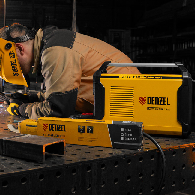 Аппарат инвертор. дуговой сварки DM-220 Standart, 220 А, ПВ 60% Denzel в Ижевске Аппарат инвертор. дуговой сварки DM-220 Standart, 220 А, ПВ 60% Denzel в Ижевске