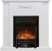 Каминокомплект Capri - Белое дерево делюкс с очагом Fobos FX M Black RC Каминокомплект Capri - Белое дерево делюкс с очагом Fobos FX M Black RC