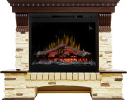 Каминокомплект Pierre Luxe угловой - Темный дуб / Сланец (Высота 1000мм) с очагом Symphony 26'' DF2624L-INT Каминокомплект Pierre Luxe угловой - Темный дуб / Сланец (Высота 1000мм) с очагом Symphony 26'' DF2624L-INT