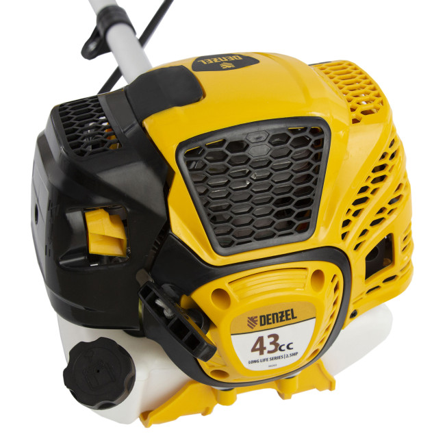 Триммер бензиновый DTL-43, 43 см3, неразъемная штанга, состоит из 2 частей Denzel в Ижевске Триммер бензиновый DTL-43, 43 см3, неразъемная штанга, состоит из 2 частей Denzel в Ижевске