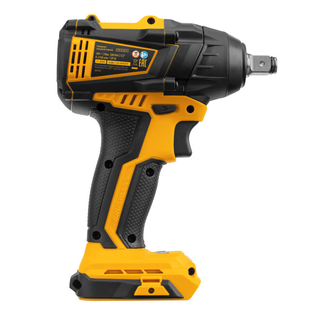 Гайковерт ударный аккумуляторный бесщет CIW-IB-300-0, Li-ion, 18В, 300Нм Denzel в Ижевске Гайковерт ударный аккумуляторный бесщет CIW-IB-300-0, Li-ion, 18В, 300Нм Denzel в Ижевске