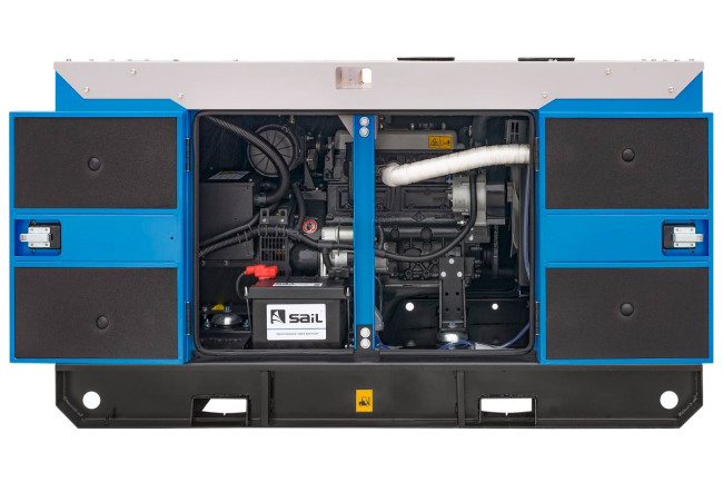 Дизельный генератор ТСС АД-12С-Т400-1РКМ5 в шумозащитном кожухе в Ижевске